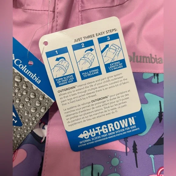 *Brand New* 3T Columbia Critter Jitters Rain Suit Muddy Buddy - Picture 3 of 4